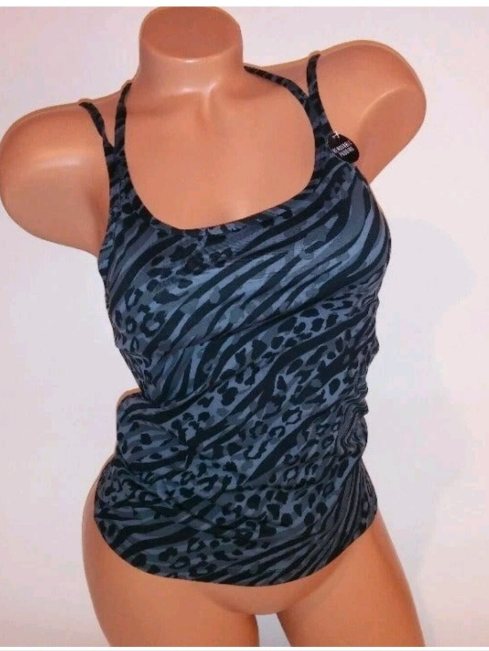 Victoria's secret pink buttery soft brami tank top SMALL BLACK LEOPARD